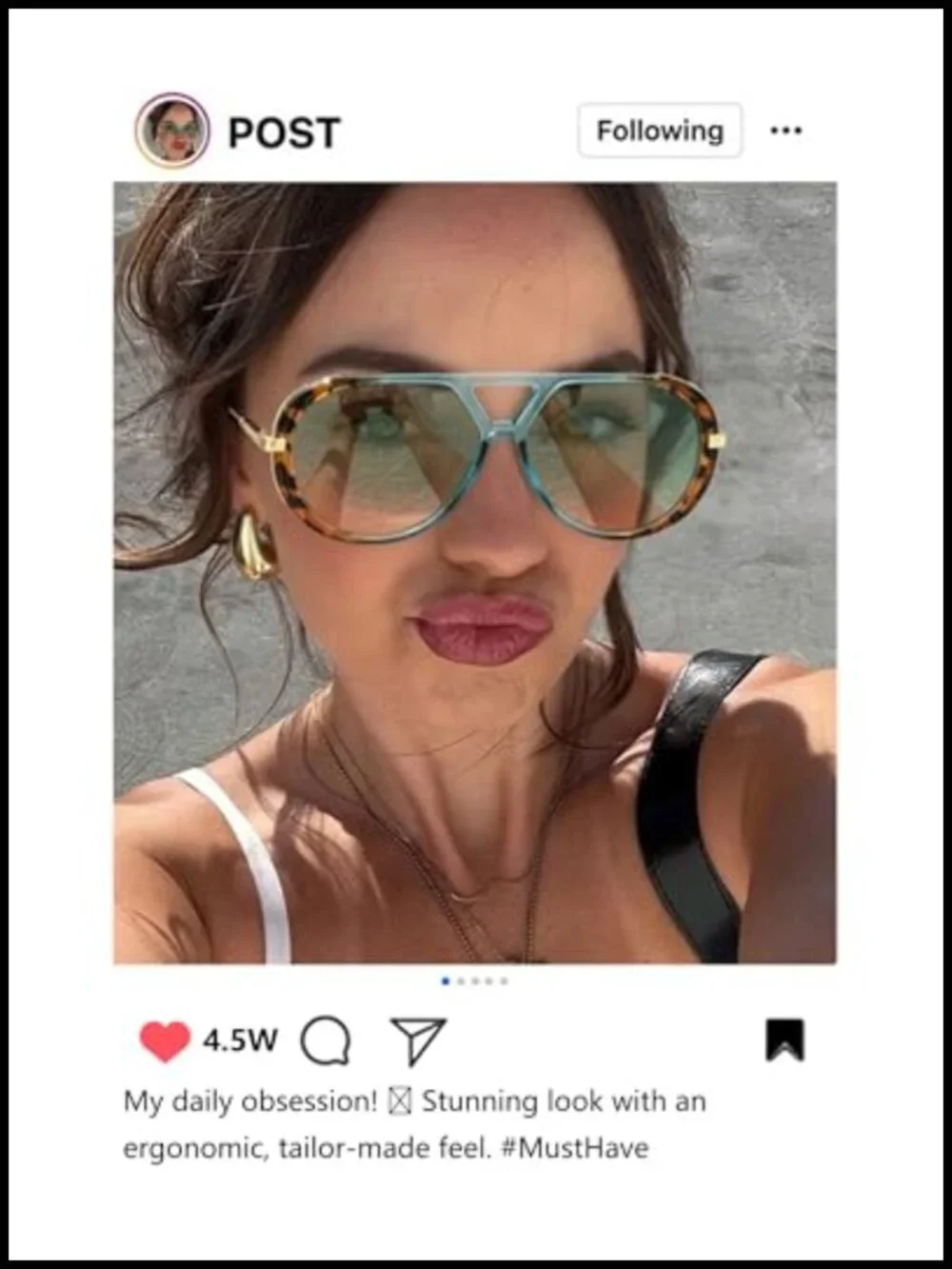 Retro Oversized Aviator Sunglasses for Women, Metal Frame UV400 Protection,